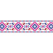 파라다이소 북유럽 에스닉 패턴 디자인 아트 테이블러너, 21, 50 x 170 cm