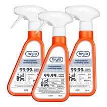 하이지아 다목적 살균 스프레이, 350ml, 3개