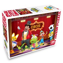 뽀로로 직소퍼즐 서커스, 혼합색상, 100피스