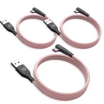 림스테일 블루노 C타입 고속 충전케이블 3p, 핑크