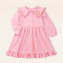 몰리멜리 여아용 굿슈가쨈 프릴 원피스