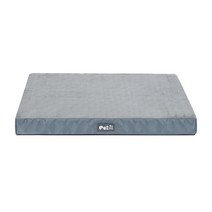 강아지 옥스포드 벨벳 매트리스 프리미엄 침대 0.8kg, 그레이