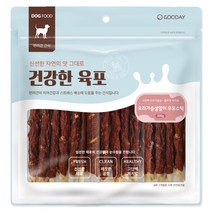 굿데이 강아지 건강한 육포 우유스틱 껌 300g, 오리가슴살 + 우유 혼합맛, 1개