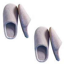 데코트리 보들보들 스웨이드 경량거실화 2p, 카키