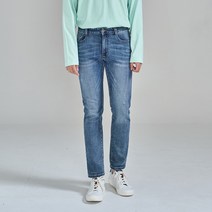 클로니아 남성용 포인트 미니 스크래치 일자 청바지 CU6M87