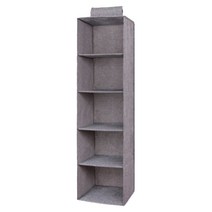 안녕마켓 행잉 오거나이저 5단 그레이, 1개