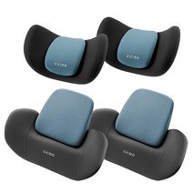 카템 CICIDO 투포인트 차량용 목쿠션 CT288 + 등쿠션 CT289 세트, 블루, 2세트
