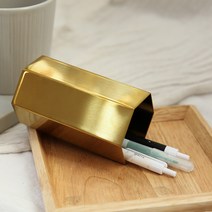 메탈 골드 육각 연필꽂이, 1개