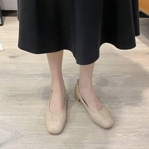 콤마슈 여성용 클로이 밴딩쿠션 플랫슈즈 CL0579