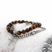 쇼브오프 호안석 체인팔찌 세트 SVB-#179