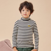 팬콧 아동용 팝아이즈 스트라이프 터틀넥