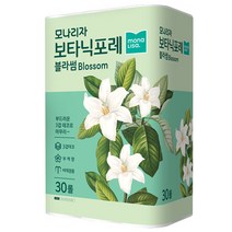 모나리자 보타닉포레 블라썸 3겹 화장지 27m, 30개입, 1개