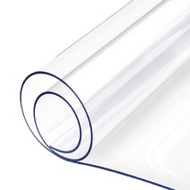 예피아 PVC 모서리 라운딩 매트 2mm, 투명, 폭 50cm x 길이 40cm