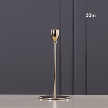 심플앤글로우 북유럽 가정용 촬영 인테리어 감성 촛대 33cm, 골드