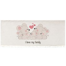 마켓에이 카툰 애니멀 프렌드 벨크로 커튼