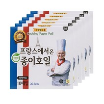 프랑스에서 온 종이호일 원형타입 10p, 6개