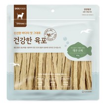 굿데이 건강한 육포 순살 스틱 강아지 간식 300g, 1개, 대구