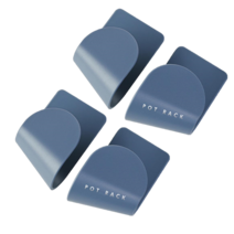 행복비전 무타공 부착식 냄비뚜껑 거치대, 블루, 2개