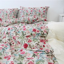 스토리이불 아리아 보인다 바이오 린넨 광목 콜라보 차렵이불 2종 세트