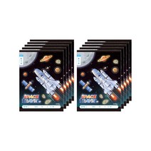 아이비스 남아용 초등1-2 일기장 넓은칸 노트 우주 11048, 혼합색상, 10개