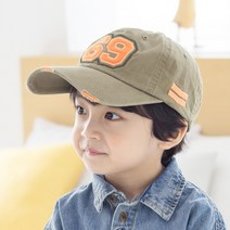 뿌뿌룰루 아동용 워싱넘버링 볼캡