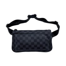 모자이크 패턴 블랙 미니 남성 슬링백 A_RD_1722