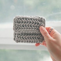 하울링 슬로우모먼츠 헤링본 카드 지갑 만들기 키트, 1세트, 그레이베이지