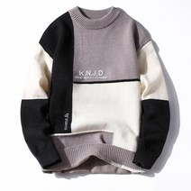 남성용 알럽홈 플러스 라운드 니트