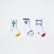 아동용 럭비 스포츠 양말 3종