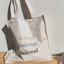 beloved 그라데이션 자수 숄더 에코백