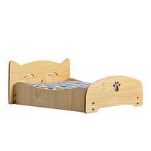 더플로우 조립식 반려동물 원목 침대, 캣우드