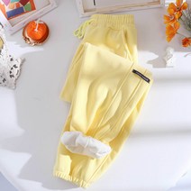 마켓A 여성용 파스텔컬러 웜 스웨트팬츠