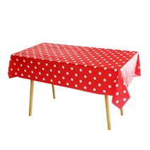 마켓피오 주방 일회용 파티 테이블보 도트 타입1, 1개, 3개입