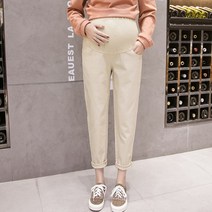 빈템 크롭 노트 임부 바지