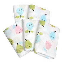 사각 엠보 천 기저귀, 애플망고, 5개