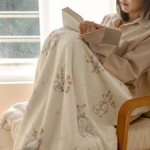 바자르 고양이루나 극세사 담요