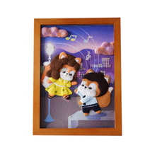 아트세상 양모펠트 명화 패러디 액자 만들기 DIY 패키지, 1세트, 라라랜드