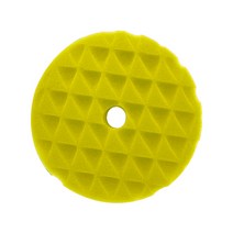 차량용 블랙 다이아몬드 폼 패드 150mm, 옐로우(50)