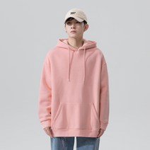 스타빈 무지컬러 루즈핏 후드티