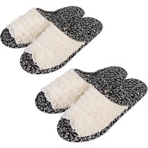 케이에스몰 레이스 면실내화 MF512 2p, 로얄 블랙