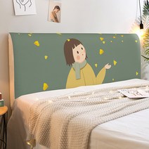 마켓에이 리틀걸 스테이블 침대헤드 커버, 은행잎