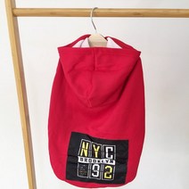 대형견 기모 후드 티셔츠, 레드