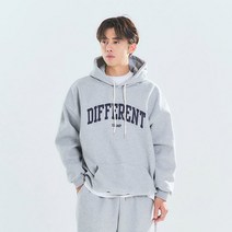 빅사이즈클럽 CRAMP 디프런트 기모 후드티