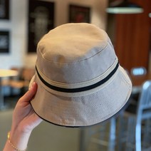 온메이커 여성용 스트라이프 포인트 벙거지