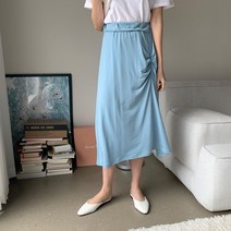 페어드 셔링 플레어 롱 스커트 SK3535K12