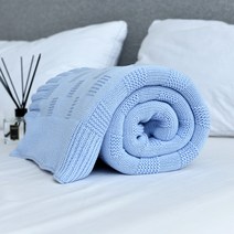 베러바이즈 모던 체크 니트 소파 거실 담요