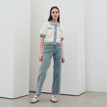 마인드브릿지 여성용 쿨맥스 세미 와이드 데님 팬츠 MXDP3202