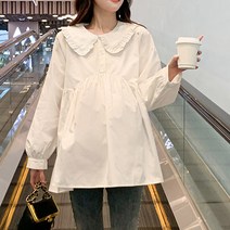 에스텔라 라운드카라 임산부 공주 블라우스 CHS164