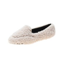 몬드스팟 여성용 페이크 뽀글 양털 로퍼 YT_RB481_AY