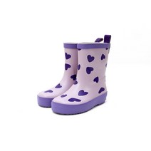 빔보빔바 아동용 하트 패턴 러버 장화